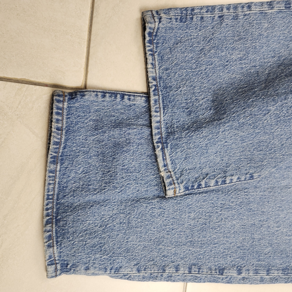 Madewell women's the perfect vintage wide leg jeans Light Indigo Blue NR475 26 - Picture 14 of 17